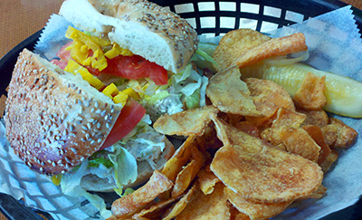 Surf bagel chix sal med both halvescrenchRF